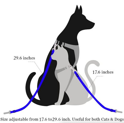 2 Pack Cat DOG PET Safety Seatbelt Car Vehicle Seat Belt Adjustable Harness Lead